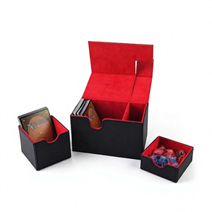 Large Flip Deck Case Card Deck Box With <b>Dice</b> <b>Tray</b> for 220+ Sleeved Cards - Product Image 1