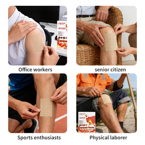 Patch antidouleur à base <span class=keywords><strong>de</strong></span> capsicum, directement <span class=keywords><strong>de</strong></span> l'usine, soulagement rapide et efficace pour les douleurs musculaires, articulaires et du genou, pansement adhésif médical OEM ODM - Product Image 4