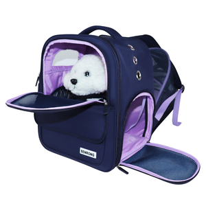Sac à dos extensible pour chien, portable, à parois souples, avec maille frontale, en nylon Oxford, de luxe moderne, directement de l'usine, pour le transport d'animaux de compagnie - Product Image 2