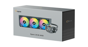 ชุดระบายความร้อนด้วยน้ำแบบ AIO รุ่น L36 BK ARGB ขนาด 360 มม. พร้อมหน้าจอ IPS ขนาด 2.4 นิ้ว รองรับซีพียู 115X/1200/1700/1851/AM4/AM5  ลดราคาพิเศษ - Product Image 5