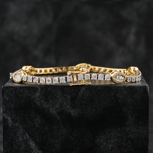 Unique Cuban Diamond 12mm <b>Bracelet</b> Yellow Gold Silver Iced Out Hip Hop Wedding 14K 8 Inch Certified Jewelry - Product Image 2