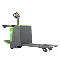 Transpalette électrique MOVMES CE certifié ISO, 2500 kg, avec batterie lithium sans entretien et moteur AC, pour la logistique d'entrepôt
