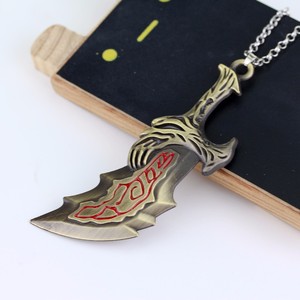 Collana Gioiello del Gioco <span class=keywords><strong>God</strong></span> <span class=keywords><strong>of</strong></span> War, Spada OLYMPUS KRATOS, Lame del Caos, Armi - Product Image 2