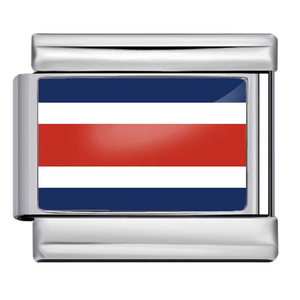 Breloque modulaire italienne en émail YIMEILI&World Flag, breloques DIY en acier inoxydable avec drapeaux nationaux - Product Image 6