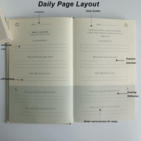 Carnet de notes en coton écologique à couverture rigide, impression personnalisée, pour tous les jours, avec Journal de remerciement spirituel chrétien