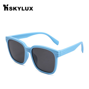 Lunettes de soleil pour enfants, rectangulaires, à monture complète, protection UV400, mode unisexe 2024 - Product Image 4