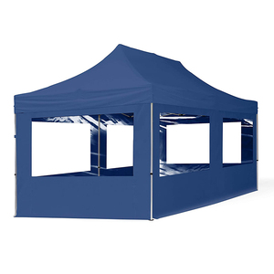Modern Electric Motorized PVC Oxford Fabric <b>Tent</b> <b>Gazebo</b> Blue -Waterproof Windproof Aluminum Easily Assembled Commercial Use - Product Image 1