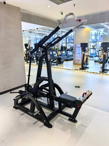 Machine à tractions dorsales indépendante à charge par plaques, avec bras divergents, pour usage commercial en salle <span class=keywords><strong>de</strong></span> sport, entraînement des lombaires, du haut du dos et des biceps - Product Image 2