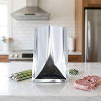 Sacs alimentaires en aluminium en gros avec logo personnalisé, emballage sous vide, couleur personnalisée et fonctionnalité de sécurité