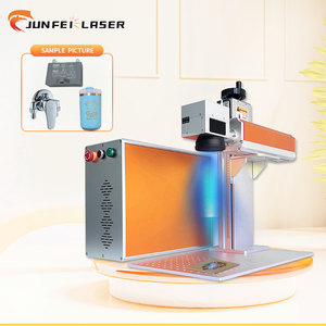 Machine de marquage laser de bureau compacte JUNFEI 5W, modèle séparé 20W 30W 60W pour plaque métallique et acier inoxydable, graveur laser - Product Image 2