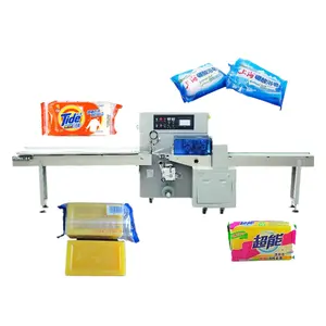 Fully automatic horizontal wrapping pack packing machine ice cream lolly packaging machine Pillow packing machine