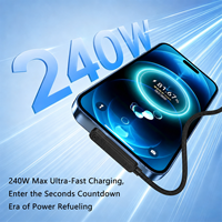 Offre Spéciale Septembre : Câble de Données Type-C vers Type-C 240W Max 1,2M à Charge Rapide, Tressé en Nylon, avec Support Téléphone Intégré pour Mobile