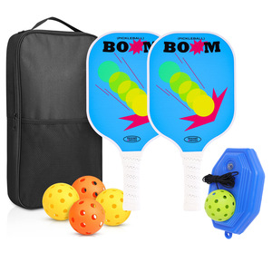 Ensemble de raquettes de pickleball Boom avec balles et sac de transport pour les sports de plein air - Product Image 1