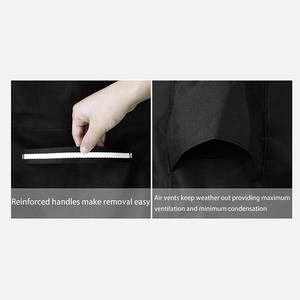 Housse imperméable et anti-poussière en tissu Oxford pour ensemble de table et de chaises d'extérieur pour utilisation en patio Protection contre la poussière pour canapé pour table et chaise - Product Image 3