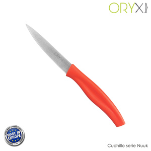 Coltello da cucina Nuuk, lama in acciaio inossidabile, 9 cm, rosso (1 unità) - Product Image 2