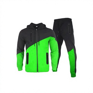 Design personnalisé survêtement survêtement survêtement à capuche pour hommes haute qualité entraînement 100% coton polaire hommes survêtement - Product Image 1