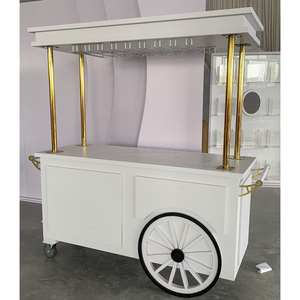 Assiette à dessert pour décoration de fête de mariage Chariot à bonbons Affichage de chariot à champagne pour décoration de mariage Toile de fond - Product Image 2