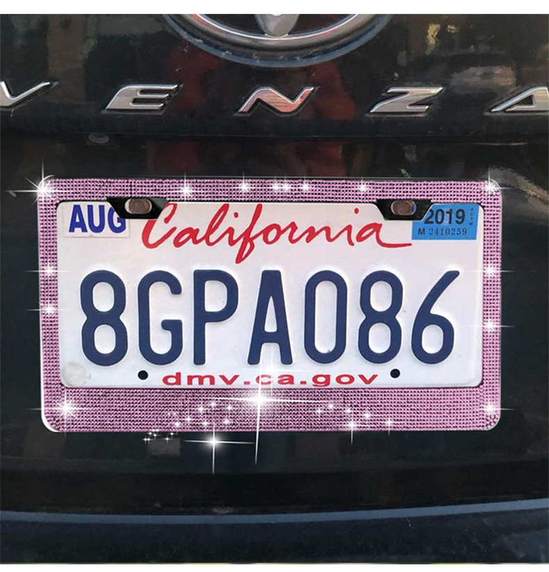 Kakaxin WY-283 Rhinestone Car Accessories - Bling Car Cup Holder Coaster Interior Decor