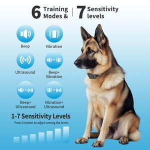 <span class=keywords><strong>Collar</strong></span> antiladridos ultrasónico de alta sensibilidad, pitido, vibración, seguro, humano, para perros, <span class=keywords><strong>Collar</strong></span> de entrenamiento para detener los ladridos, <span class=keywords><strong>Collar</strong></span> de Control de ladridos - Product Image 2