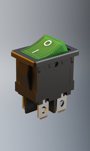 Interruptor basculante rectangular iluminado con LED <span class=keywords><strong>azul</strong></span> de 4 pines 15*21 DPDT encendido-apagado TAPA DE PVC impermeable UL CUL VDE ENEC CB <span class=keywords><strong>KC</strong></span> certificado - Product Image 4