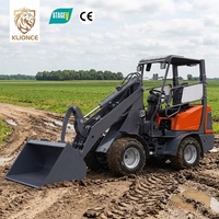 Chargeuse sur pneus hydrostatique professionnelle KL906 600 kg, poids opérationnel 1935 kg, pour travaux agricoles et de construction