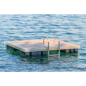 Docks flottants en aluminium de taille personnalisée radeau de natation avec échelle de haute qualité - Product Image 2