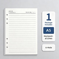 Carnet A5 à motif, couverture en PU de luxe vintage, idéal pour la planification à feuilles mobiles – Vente Flash