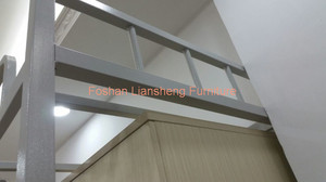 2018 дешевая двуспальная двухъярусная кровать с книжной полкой шкаф и стол для средней школы - Product Image 4