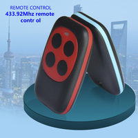 433Mhz Rf Copie Télécommande 4 Bouton Clone Transmetteur Code D'apprentissage Fixe pour Gadget Porte Garage Porte Doorhan Nice Came