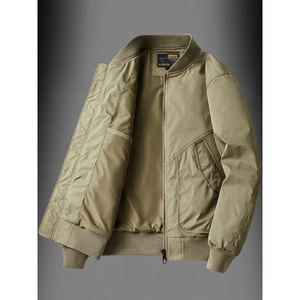 Veste de sport courte décontractée et légère, vintage, grande taille, personnalisable, veste de baseball tendance, style baseball ample, vêtements d'extérieur - Product Image 4