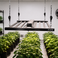 Panneau lumineux LED à spectre complet pour culture intérieure avec CRI 93, garantie 5 ans, PPFD 2360 µmol/s, corps en aluminium programmable, lampe de floraison IP65