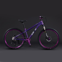Vélo de montagne de bonne qualité avec freins à disque en alliage d'aluminium, 9 vitesses, 26 pouces, cadre entièrement amorti, suspension arrière XT-600, tout-terrain