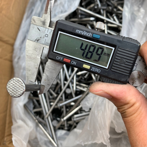 Sáng 5 inch Vòng móng tay và móng tay thép phổ biến dây móng tay <span class=keywords><strong>1</strong></span> kg mỗi hộp 25kgs mỗi thùng carton - Product Image 3