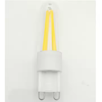Ampoule LED G9 à intensité variable linéaire 3W 4T à filament long 110V 220V avec couvercle rond en PC, lampe LED G9 à double broche