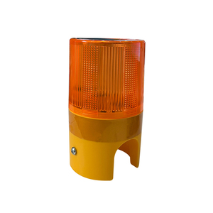 Luz de Advertencia Intermitente LED Solar Amarilla, Material de PC, para Seguridad en la Construcción de Carreteras, Instalación Portátil, Libre de Mantenimiento - Product Image 4