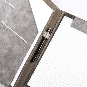 CCH Customized logo <b>A4</b> leather magnetic conference pad and multi-functional business <b>folder</b> - Product Image 3