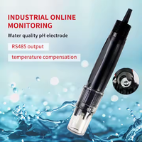 RS485 Sensor pH Digital Probe untuk air lingkungan industri elektroda air Digital Meter 0-14 Ph Probe Sensor