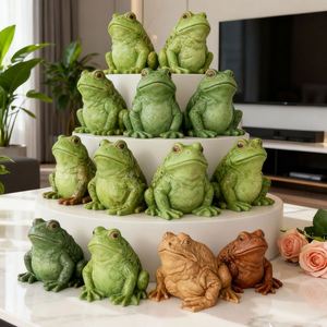 Frog Toad Shaped Mold DIY Cartoon Animal Aromatherapy <b>Candle</b> Mold Home Decor Ornament Silicone Cake Mold Food Grade - Product Image 3