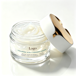 Crème-Gel Hydratante et Liftante <span class=keywords><strong>Aquagel</strong></span> Acide Hyaluronique + Céramide Marque Blanche – 4 Acides Hyaluroniques Moléculaires qui Lifting et Minimisent les Rides - Product Image 2