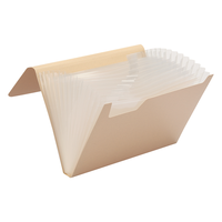 Carpeta Expandible A4 Biodegradable con 13 Bolsillos, Organizador de Documentos de PP con Banda Elástica para Oficina y Papelería, Pedido al por Mayor