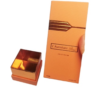 Caja de perfume cuadrada de lujo, de alta calidad, con logotipo personalizado, aroma agradable, caja rectangular para perfume. - Product Image 1