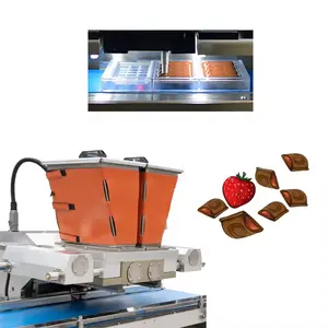 Customize small depositing line for bar praline bonbons center filled chocolate match for pure chocolate depositing
