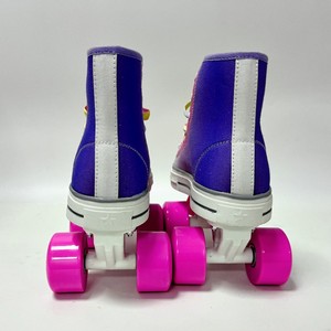 Zapatos <span class=keywords><strong>de</strong></span> lona en línea para hombre y mujer, calzado sencillo <span class=keywords><strong>de</strong></span> cuatro <span class=keywords><strong>ruedas</strong></span> en lugar <span class=keywords><strong>de</strong></span> niños y adultos - Product Image 4