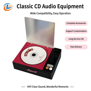 Reproductor de CD Retro Personalizado de Fábrica con Tapa Transparente para Decoración de Dormitorio, Caja de Regalo, Venta al Por Mayor - Product Image 6