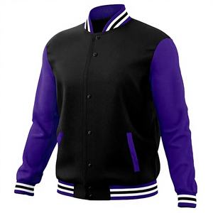 Blouson Bomber Noir en Laine pour Homme, Décontracté, Imperméable, Réversible, à Capuche, Vente en Gros, Mode Hiver, Vêtement Long Personnalisé pour l'Extérieur - Product Image 1