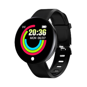 Moda barato Ultra mejor pantalla táctil HD batería de carga USB Mensaje de Llamada entrante recordatorio pantalla de tiempo reloj inteligente deportivo D18 - Product Image 1