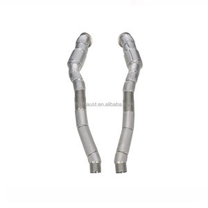 ท่อไอเสียที่ไหลออกมาสูงสำหรับ <span class=keywords><strong>Ferrari</strong></span> <span class=keywords><strong>812</strong></span> SuperFast/<span class=keywords><strong>GTS</strong></span>/competione <span class=keywords><strong>V12</strong></span> 6.5L พร้อมระบบป้องกันความร้อน - Product Image 1