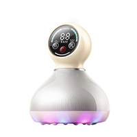 Appareil de Ventouses Intelligent Dynamique pour Soins de Santé et Beauté, Thérapie Chauffante Infrarouge, Anti-Cellulite, pour Abdomen, Jambes, Drainage Lymphatique et Gua Sha Corporel