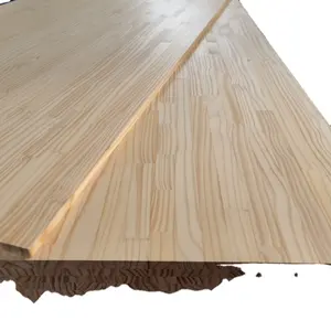 Wholesale 1220*2440*18mm Pine/Rubber Finger Joint Wood Board Wooden Panels For Furniture