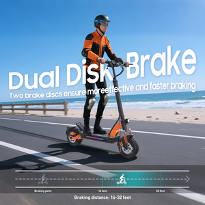 Patinete Eléctrico Tufront E3 Inteligente, Impermeable, con Batería de Litio, Motor Dual, Plegable, con Asiento, para Adultos, Control por Aplicación - Product Image 2